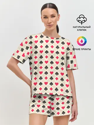 Женская пижама с шортами / Масти