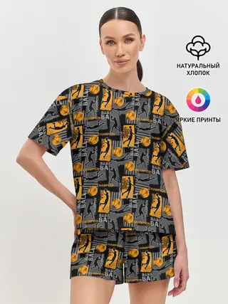 Женская пижама с шортами / Basketball