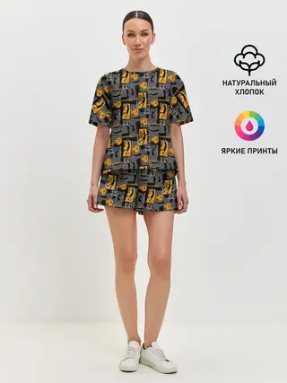 Женская пижама с шортами / Basketball