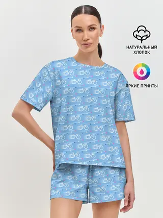 Женская пижама с шортами / ВелоСпорт