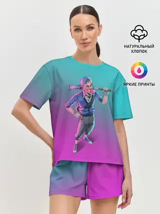 Женская пижама с шортами / Будь как разведчик