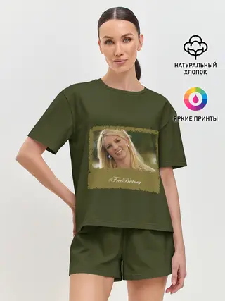 Женская пижама с шортами / Free Britney