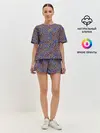 Женская пижама с шортами / Карабины