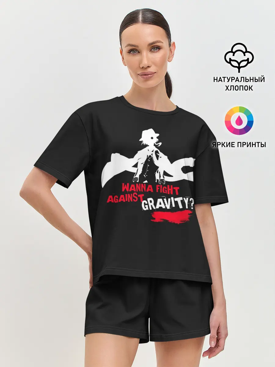 Женская пижама с шортами / Чуя Накахара бродячие псы