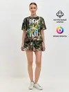 Женская пижама с шортами / Рыблака камуфляж