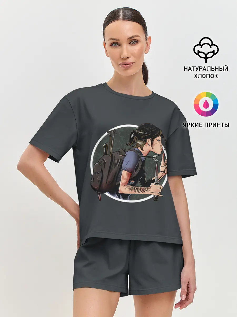Женская пижама с шортами / Крадущаяся Элли