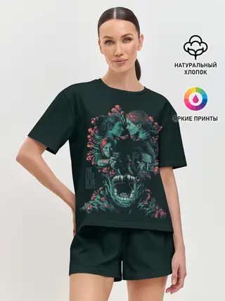 Женская пижама с шортами / Любовь в апокалипсисе