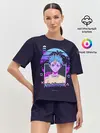 Женская пижама с шортами / Юу Нишиноя в стиле киберпанк