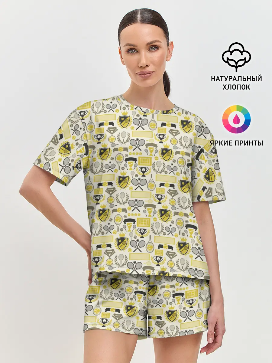Женская пижама с шортами / Кубок Дэвиса