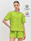 Женская пижама с шортами / Теннисные Мячики