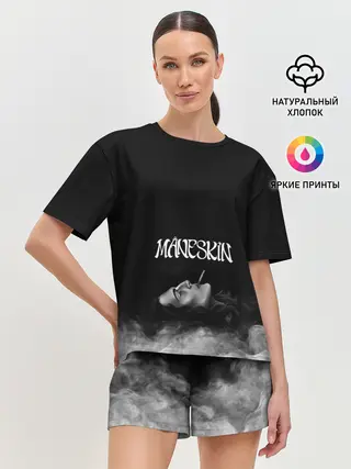 Женская пижама с шортами / Дамиано Давид | Монэскин