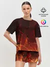Женская пижама с шортами / ПЛАМЯ 3D