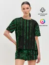 Женская пижама с шортами / Матрица