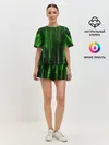 Женская пижама с шортами / Двоичный код 3D