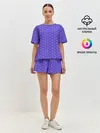 Женская пижама с шортами / Geometric Background