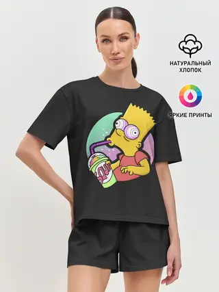 Женская пижама с шортами / Барт с содой
