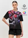 Женская пижама с шортами / БЕРСЕРК светящийся глаз
