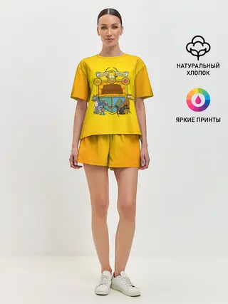 Женская пижама с шортами / Simpsons nation