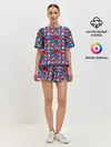 Женская пижама с шортами / Кимоно