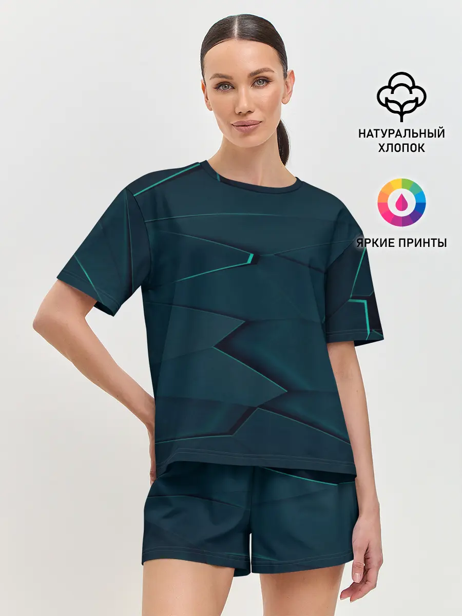 Женская пижама с шортами / GEOMETRY