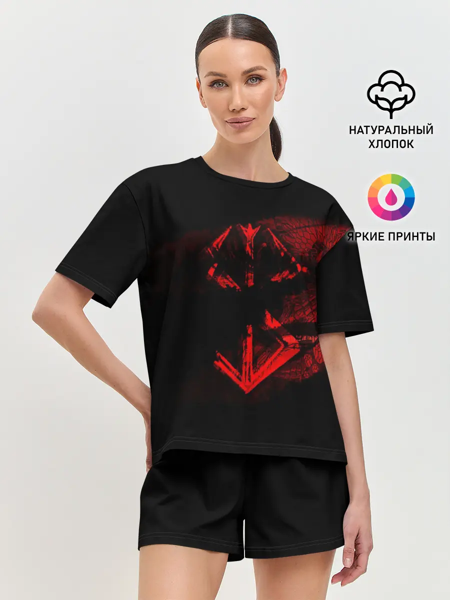 Женская пижама с шортами / Берсерк манга