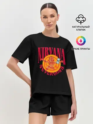 Женская пижама с шортами / Nevermind
