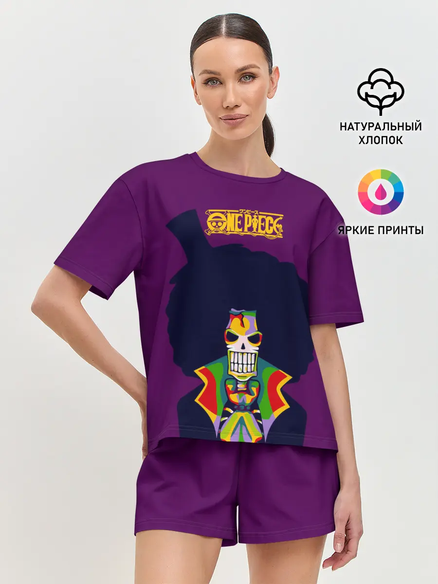 Женская пижама с шортами / Соул Кинг Брук | One Piece