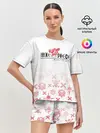 Женская пижама с шортами / One Piece. резиновый Луффи