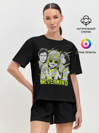 Женская пижама с шортами / Nevermind