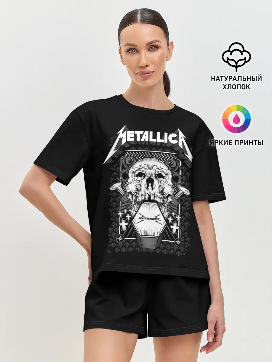 Женская пижама с шортами / Death magnetic