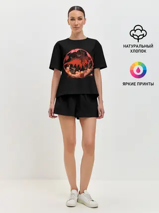 Женская пижама с шортами / Мир Пустого рыцаря
