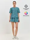 Женская пижама с шортами / Котики