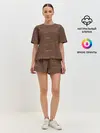 Женская пижама с шортами / Кофейные Напитки