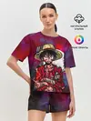 Женская пижама с шортами / Луффи One Piece. Большой куш