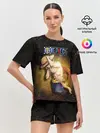 Женская пижама с шортами / Мощный торс Луффи One Piece