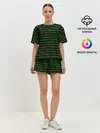 Женская пижама с шортами / Двоичный код