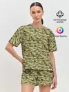 Женская пижама с шортами / Динозавры