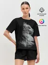 Женская пижама с шортами / Голубоглазый гот