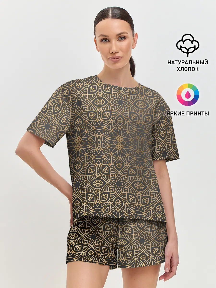 Женская пижама с шортами / ПерсидСкие Узоры