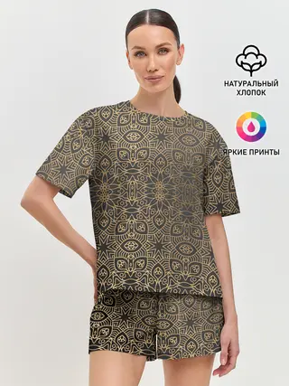 Женская пижама с шортами / ПерсидСкие Узоры