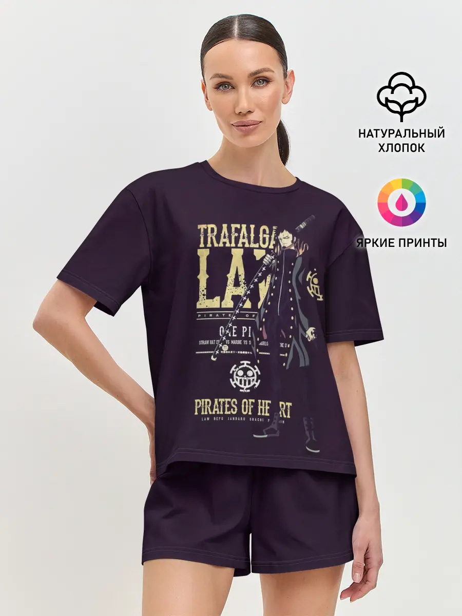 Женская пижама с шортами / Трафальгар Ло | Пираты Сердца