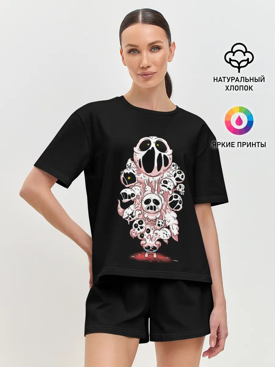 Женская пижама с шортами / В голове Айзека