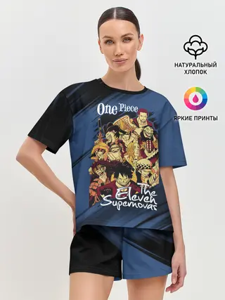 Женская пижама с шортами / One Piece | The Eleven Supernovas