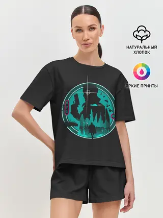 Женская пижама с шортами / Бегущий Форд