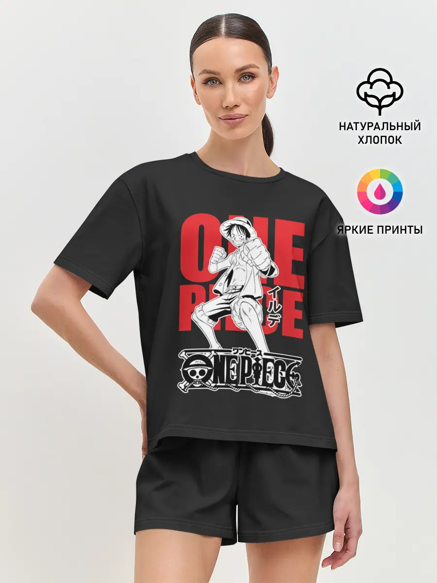 Женская пижама с шортами / One Piece Luffy