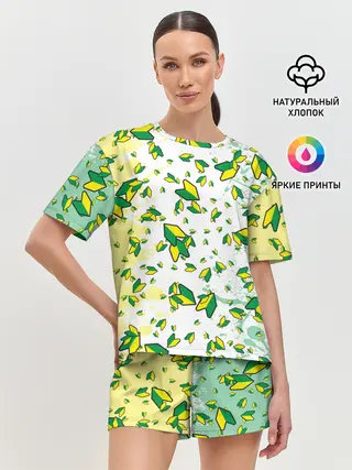 Женская пижама с шортами / JDM | ПАТТЕРН | ЯПОНОВОД