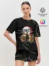 Женская пижама с шортами / КЛИНОК РАССЕКАЮЩИЙ ДЕМОНОВ | ЗЕНИТСУ
