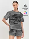 Женская пижама с шортами / Воздушно десантные войска