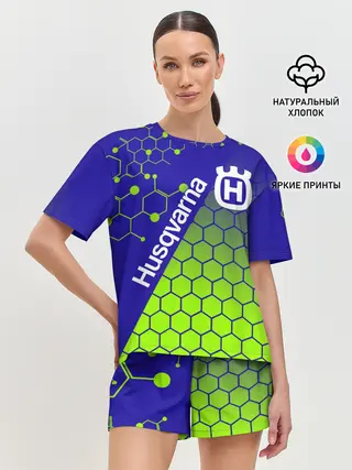 Женская пижама с шортами / HUSQVARNA / ХУСКВАРНА / SPORT