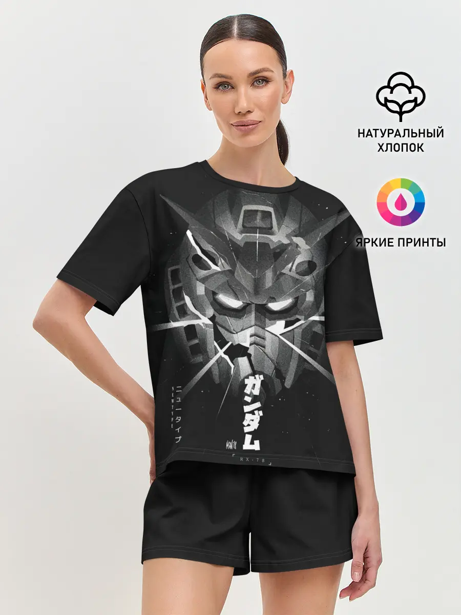 Женская пижама с шортами / GUNDAM